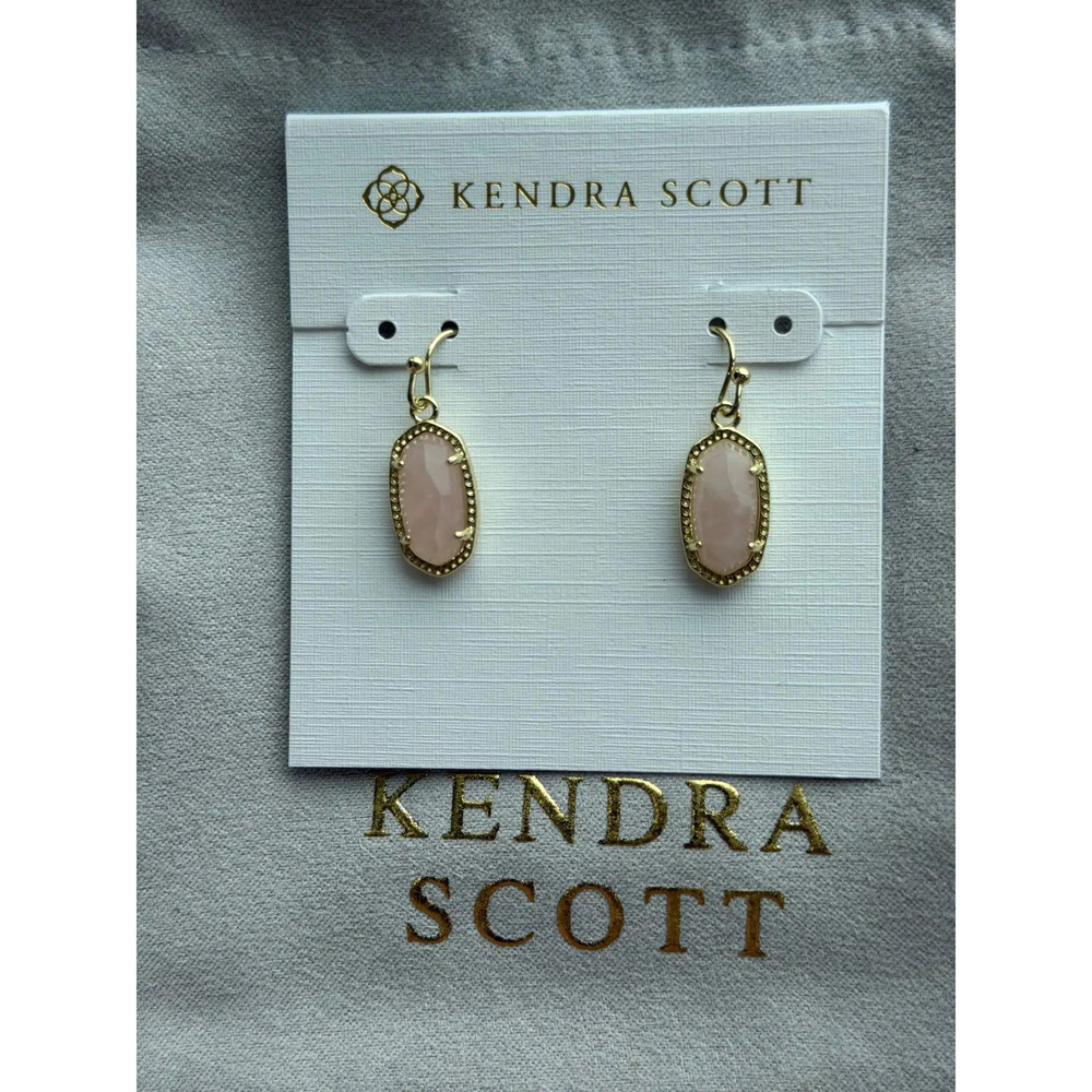 Kendra Scott Pink Pendant Earrings